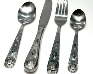 A set - unused - Wallace Stainless Flatware