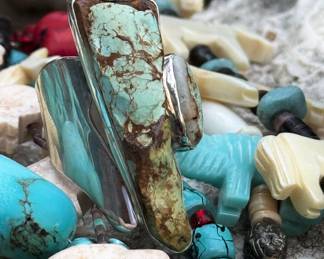 Modern turquoise ring