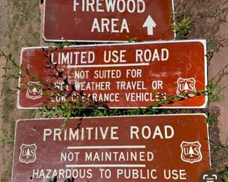 VintageUS Forest Service Signs 