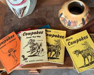 Vintage Cowpokes Booklets with Hopi Pottery 