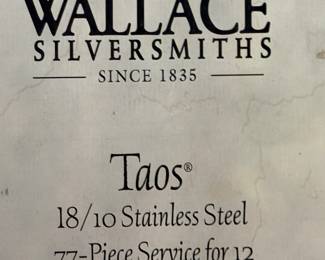 A set - unused - Wallace Stainless Flatware