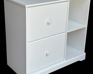 2 Drawer Dresser with Cubbies