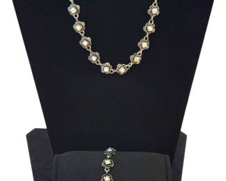 70s Premier Design Rose Jewelry Set