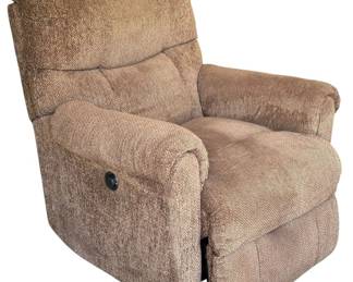 Brown Soft Plush Electric Recliner