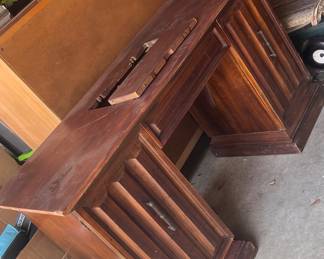 Large Vintage Sewing Cabinet/Desk