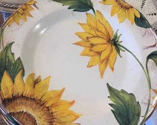 Sunflower Plate Set