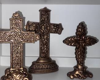 Gold Decorative Crosses