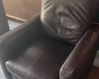 Brown leather Recliner