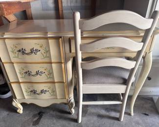 Vintage Desk w/ chair - great project piece