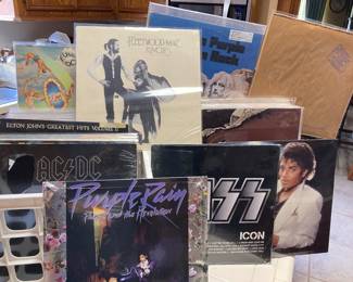 Vintage vinyl collection