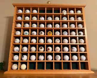 golf ball collection and display