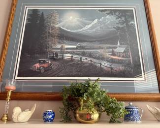 jesse barnes art, decor, brass candle sticks
