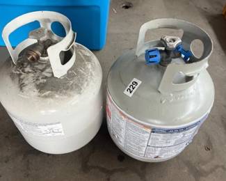 2 PROPANE TANKS