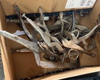 VARIOUS VISE GRIP CLAMPS