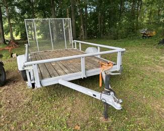 KARAVAN TRAILER 6X10 DROP SIDES AND MOUNT GATE
