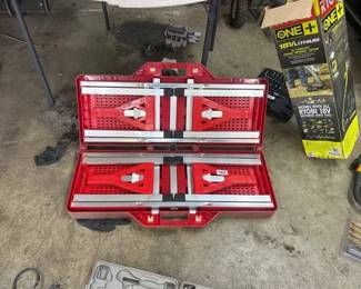 PORTABLE FOLD UP WORK TABLE