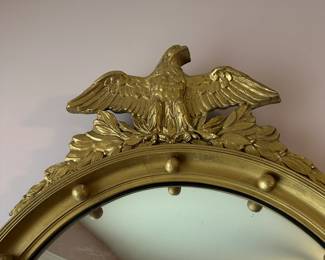 A18 - $175. Bullseye Eagle Mirror. Measures 21" wide x 29" tall. Excellent Condition.