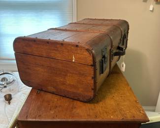 C29 - $475. United States Lines Wooden Trunk in EXCELLENT condition!