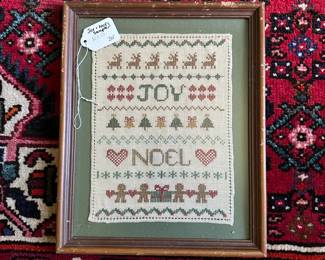 U26 - $20. Joy + Noel Sampler. Measures 10" wide x 15" tall.