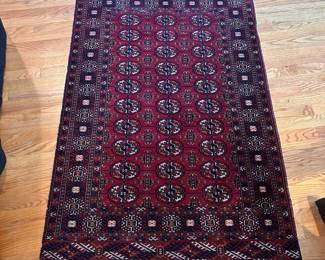 F41- $175. Beautiful Wool rug - No tag. Measures 64" wide x 28.25" long