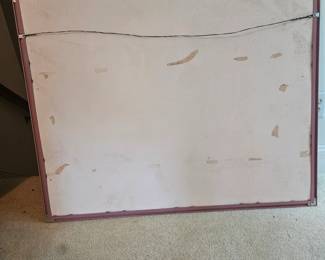 U19 - $30. Framed Quilt Panel. Measures 37" wide x 46" tall.