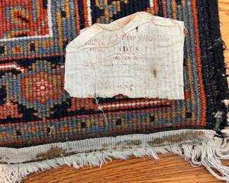 F42 - $125. 100% New Wool. Woven in India. Measures 63" long x 32" wide.