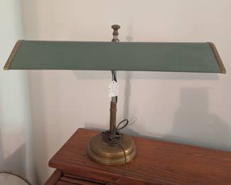 U60 - $200. Kennedy (JFK) Oval Office Desk Lamp. Measures 19" wide x 23.75" tall