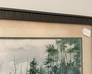 U5 - $125. David R Noble Watercolor. Measures 31.25" wide x 26.25" tall