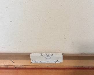 C2 - $25. "The Forteviot" by Antonio Jacobsen Framed Print. Measures 34.5" wide x 21" tall.