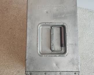 U14 - $200. Eastern Airlines Galley Box. Measures 9" wide x 8.25" deep x 14" tall.