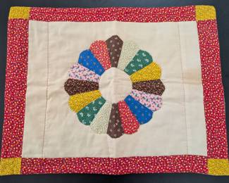 S2 - $25. Pair of Matching Quilted Pillowcases. Measures 27" x 21.5" (each).