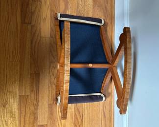 F25- $40. Foot Stool. Measures 13.5" wide x 13" deep x 23" tall