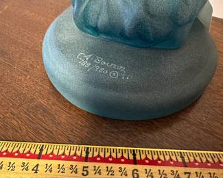 A4 - $25 J Boiros Dolphin Sculpture. Dolphin on Wave #788/950. Measures 10.75" tall