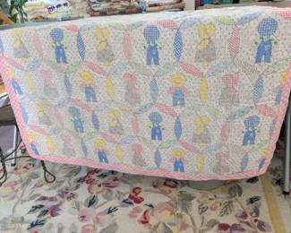 S12 - $20. Machine quilted Panel. Measures 56" x 42"
