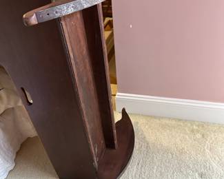 A14 - $30 Antique Wooden Rocking Cradle. Measures 38" wide x 24" deep x 24" tall. Very sturdy - great for baby dolls!