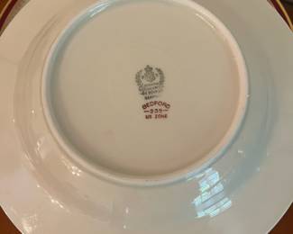 D8- $45 Tirschenreath Bedford US Zone set of 8 soup bowls. Measuring 8.5" round.