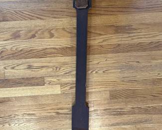 S41 - $450. Antique English Stick Barometer & Thermometer. Negretti & Zambia. Measures 4.5" wide x 36" tall. The top is either bone or Celluloid and reads "Chadburn Bros. Opticians Sheffield"
