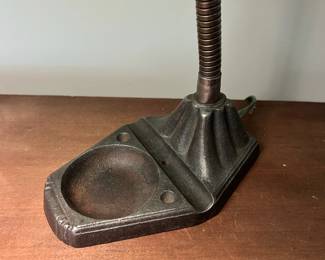 C3 - $50. Rex Electric Goose Neck Table Lamp with Iron Base.