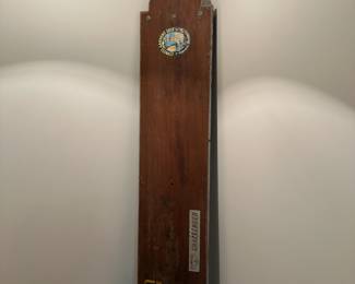 U50 - $475. Authorized Dealer Wooden Sign. Measures 103.5" wide x 13.5" tall. Revel Craft. Revline. ***Note Measurements - you will need a truck to move!