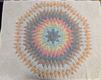 S14 - $25. Hand-quilted panel. Measures 32"x 42"