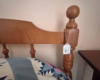B1 - $75 (each). Pair of wooden bed frames. Measures 42" wide x 78" deep x 36" tall. Mattresses are clean and included if you'd like them!