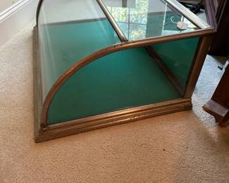 U51 - $475. F.X. Ganter Show Cases - Baltimore MD. Store Display with Curved Front Glass. Opens from the back. Measures 33" wide 24" deep x 12.75" tall. Excellent Condition!