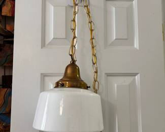C12 - $45. Vintage Light Fixture.