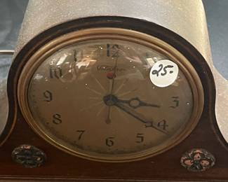 S34 - $25. Telechron Electrified Mantle Clock.
