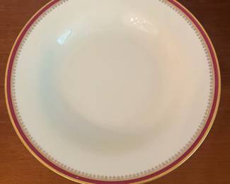 D8- $45 Tirschenreath Bedford US Zone set of 8 soup bowls. Measuring 8.5" round.