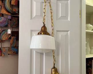 C12 - $45. Vintage Light Fixture.