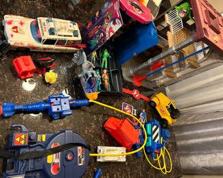 Ghostbusters vintage toy lot