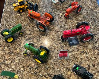 Collector tractor and trucks