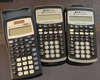 Vintage Texas instruments calculators
