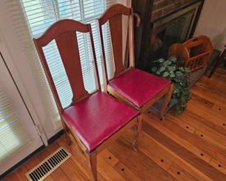 Pair vintage chairs